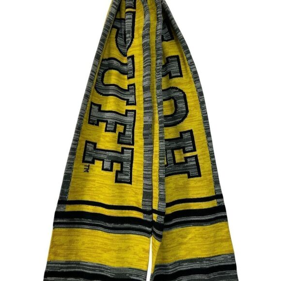 Wizarding World Of Harry Potter Hufflepuff Long Scarf fringe Harry Potter Long - Picture 6 of 11